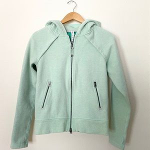 Lululemon zip up mint jacket